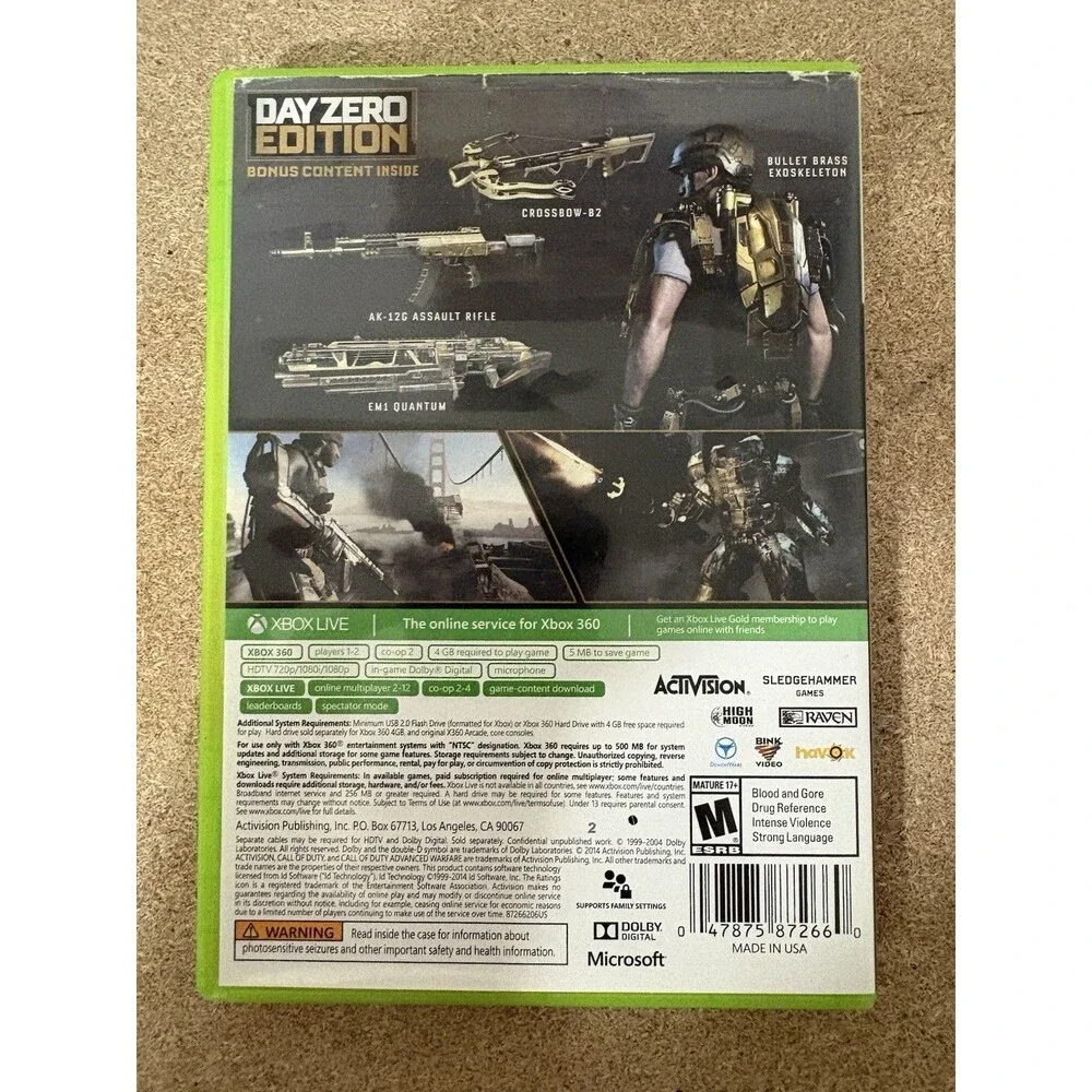 Call of Duty: Advanced Warfare - Day Zero Edition - Microsoft Xbox 360